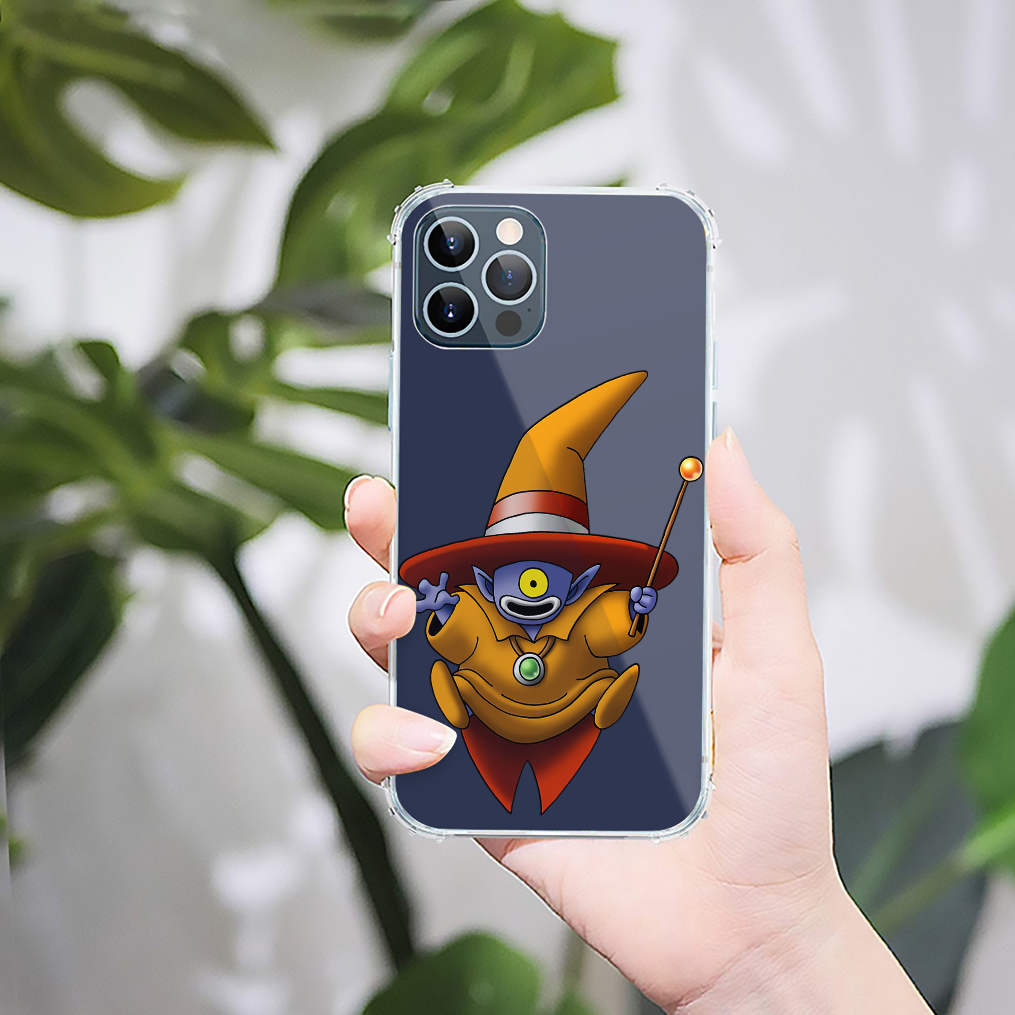 （画像用） ドラゴンクエスト Doragon Kuesuto Dragon Quest 【iPhone 12シリーズ対応】透明スマホケース（クリアソフトケース）